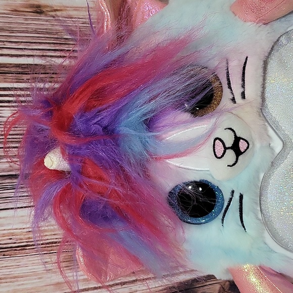 Zuru Rainbocorns Wild Heart Surprise Unicorn Rainbow Cat Plush Stuffed Toy Wings - Picture 2 of 11